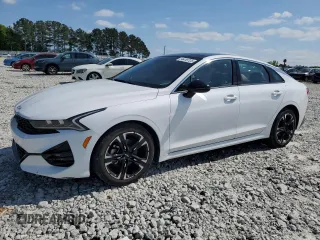 2022 Kia K5 GT-Line z VIN 5XXG64J24NG130096, wystawiony jako Copart lot #54418725 z przebiegiem 48 507 mil mil oraz Szkoda całkowita • Salvage title. Historia ofert i sprzedaży dostępna na DreamBid. Obrazek 1.
