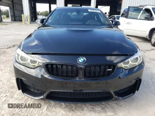 2018 BMW M4 with VIN WBS4Y9C57JAC86460, listed as a Copart auction lot 73022204 with 28,477 mi miles and Salvage Title. Bid and sale history available at carsss.com. Image 5.