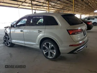 2024 Audi Q7 Premium Plus with VIN WA1LXBF76RD009102, listed as a Copart auction lot 57466115 with 9,099 mi miles and Salvage title. Bid and sale history available at DreamBid. Image 2.