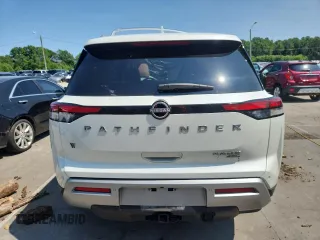 2023 Nissan Pathfinder Platinum z VIN 5N1DR3DK1PC223933, wystawiony jako Copart lot #59137525 z przebiegiem 21 193 mil mil oraz Szkoda całkowita • Salvage title. Historia ofert i sprzedaży dostępna na DreamBid. Obrazek 6.