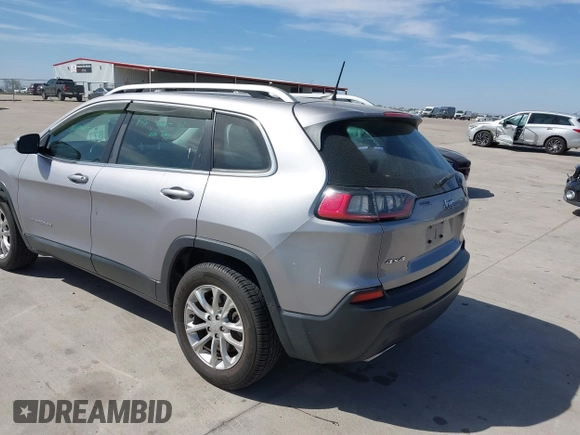 2019 Jeep Cherokee Latitude with VIN 1C4PJMCX4KD101856, listed as a IAAI auction lot 41828553 with 79,481 mi miles. Bid and sale history available at carsss.com. Image 3.