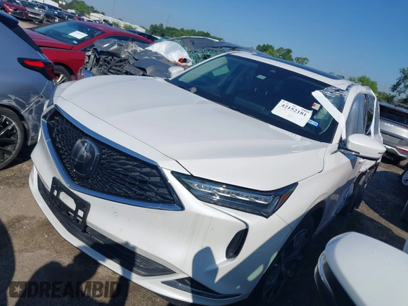 2024 Acura MDX Technology with VIN 5J8YD9H46RL006076, listed as a IAAI auction lot 42152181 with 14,707 mi miles and . Bid and sale history available at DreamBid. Image 2.