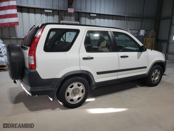 2006 Honda CR-V LX with VIN JHLRD68536C008134, listed as a Copart auction lot 50137105 with 0 mi miles and Salvage Title. Bid and sale history available at carsss.com. Image 3.