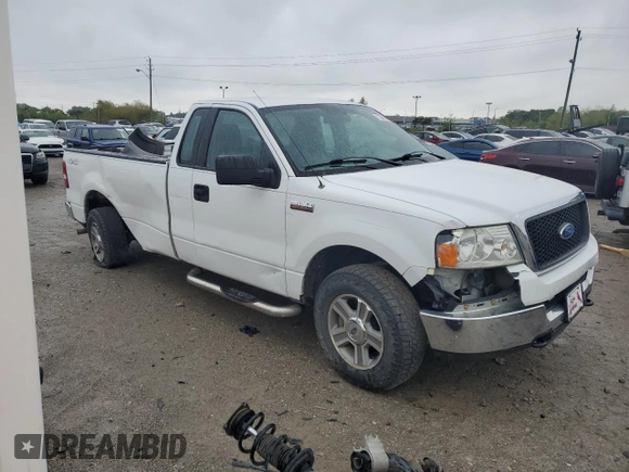 2005 Ford F-150 XL with VIN 1FTRF14555NB56692, listed as a Copart auction lot 72361864 with 216,919 mi miles and Clean title. Bid and sale history available at DreamBid. Image 4.