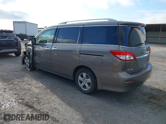 2016 Nissan Quest SV z VIN JN8AE2KP7G9157689, wystawiony jako IAAI lot #41869963 z przebiegiem 89 777 mil mil oraz . Historia ofert i sprzedaży dostępna na DreamBid. Obrazek 3.