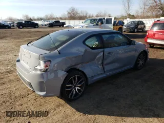 2014 Scion tC with VIN JTKJF5C7XE3086652, listed as a Copart auction lot 46542145 with 216,577 mi miles and Salvage Title. Bid and sale history available at carsss.com. Image 3.