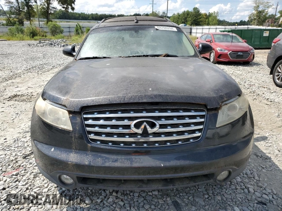 2004 Infiniti FX with VIN JNRAS08U94X107387, listed as a Copart auction lot 69709264 with 255,861 mi miles and Salvage Title. Bid and sale history available at DreamBid. Image 5.