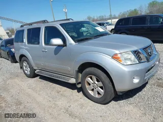 2012 Nissan Pathfinder SV with VIN 5N1AR1NB9CC625487, listed as a IAAI auction lot 41994728 with 1 mi miles. Bid and sale history available at carsss.com. Image 1.