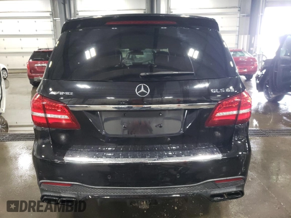 2018 Mercedes-Benz GLS with VIN 4JGDF7FE1JB048135, listed as a Copart auction lot 69287174 with 42,975 mi miles and Salvage Title. Bid and sale history available at carsss.com. Image 6.