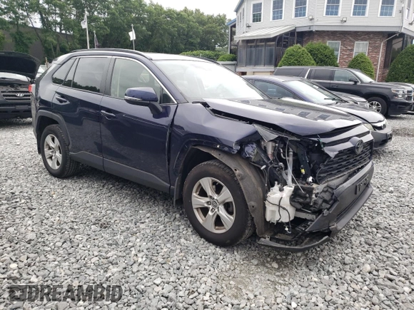 2019 Toyota RAV4 XLE with VIN JTMP1RFV4KD037700, listed as a Copart auction lot 60989525 with 110,577 mi miles and Salvage title. Bid and sale history available at DreamBid. Image 4.