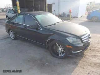 2012 Mercedes-Benz C-Class C 300 Sport with VIN WDDGF8BB0CR200540, listed as a IAAI auction lot 41782817 with 97,339 mi miles. Bid and sale history available at carsss.com. Image 1.