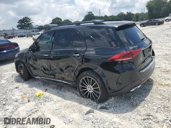 2022 Mercedes-Benz GLE 350 with VIN 4JGFB4JB9NA597836, listed as a Copart auction lot 62912505 with 81,650 mi miles and Salvage title. Bid and sale history available at DreamBid. Image 2.