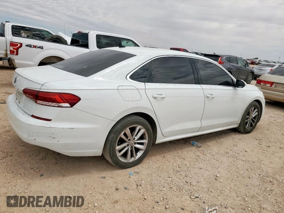 2020 Volkswagen Passat SE with VIN 1VWSA7A38LC027843, listed as a Copart auction lot 57115835 with 153,597 mi miles and Salvage title. Bid and sale history available at DreamBid. Image 3.