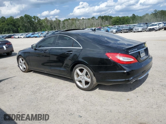 2012 Mercedes-Benz CLS 550 with VIN WDDLJ7DB2CA043726, listed as a Copart auction lot 57380534 with 118,543 mi miles and Clean title. Bid and sale history available at DreamBid. Image 2.