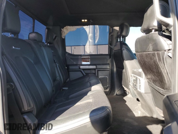 2017 Ford F-350 Platinum with VIN 1FT8W3BT2HEF16434, listed as a Copart auction lot 47240165 with 99,219 mi miles and Salvage Title. Bid and sale history available at DreamBid. Image 10.