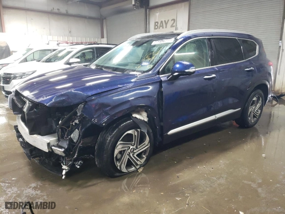 2023 Hyundai Santa Fe SEL with VIN 5NMS34AJ6PH516923, listed as a Copart auction lot 46317505 with 61,806 mi miles and Salvage Title. Bid and sale history available at carsss.com. Image 1.