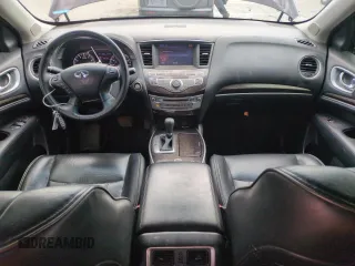 2015 Infiniti QX60 with VIN 5N1AL0MM6FC507755, listed as a Copart auction lot 54202075 with 138,426 mi miles and Salvage Title. Bid and sale history available at DreamBid. Image 8.