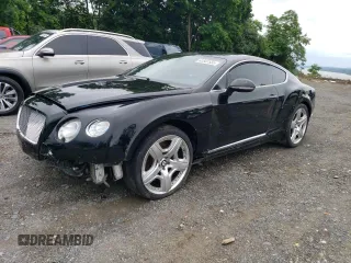 2012 Bentley Continental GT with VIN SCBFR7ZA5CC072256, listed as a Copart auction lot 62507535 with 18,796 mi miles and Salvage title. Bid and sale history available at DreamBid. Image 1.