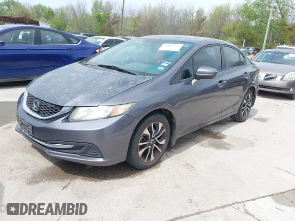 2014 Honda Civic Sedan EX with VIN 19XFB2F88EE083124, listed as a IAAI auction lot 41897043 with 141,407 mi miles. Bid and sale history available at carsss.com. Image 17.