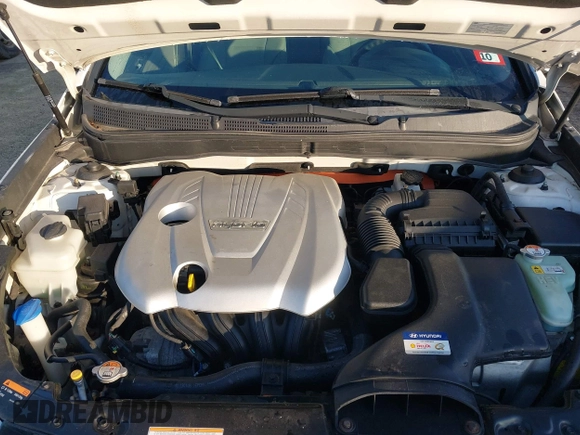 2013 Hyundai Sonata Hybrid with VIN KMHEC4A45DA065198, listed as a IAAI auction lot 42137511 with 219,500 mi miles. Bid and sale history available at carsss.com. Image 10.
