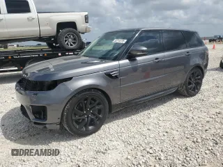2019 Land Rover Range Rover Sport HSE with VIN SALWR2RV0KA816593, listed as a Copart auction lot 53714175 with 87,027 mi miles and Salvage Title. Bid and sale history available at carsss.com. Image 1.