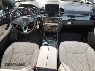 2017 Mercedes-Benz GLS 550 with VIN 4JGDF7DE6HA950752, listed as a Copart auction lot 45538075 with 115,924 mi miles and Salvage title. Bid and sale history available at DreamBid. Image 8.