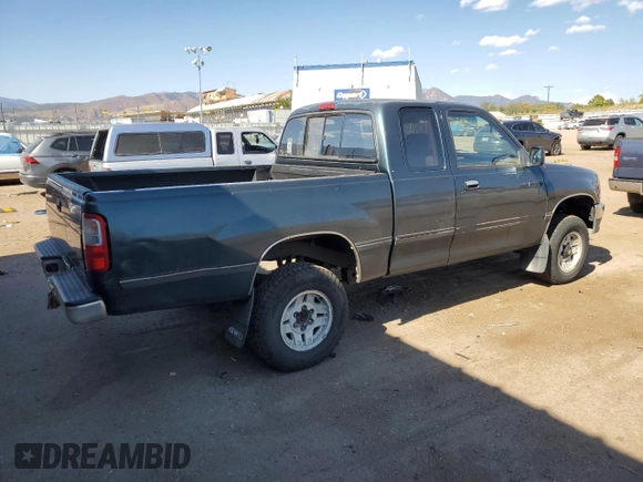 1995 Toyota T100 z VIN JT4VD22F4S0006698, wystawiony jako Copart lot #76022924 z przebiegiem 457 624 mil mil oraz Czysty tytuł • Clean title. Historia ofert i sprzedaży dostępna na DreamBid. Obrazek 3.