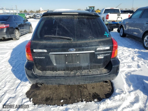 2007 Subaru Legacy Wagon Special Edition with VIN 4S3BP616077320348, listed as a Copart auction lot 42538495 with 0 mi miles and Salvage Title. Bid and sale history available at carsss.com. Image 6.