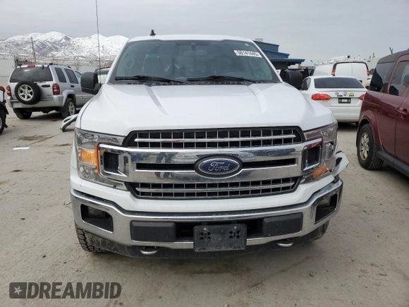 2020 Ford F-150 XL with VIN 1FTFW1E44LKE95435, listed as a Copart auction lot 50141445 with 258,266 mi miles and Salvage Title. Bid and sale history available at carsss.com. Image 5.