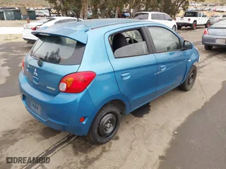 2015 Mitsubishi Mirage DE with VIN ML32A3HJ4FH045086, listed as a IAAI auction lot 42068823 with 83,250 mi miles. Bid and sale history available at carsss.com. Image 4.