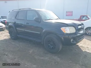2006 Toyota Sequoia SR5 with VIN 5TDZT34A56S268180, listed as a IAAI auction lot 41328009 with 274,926 mi miles. Bid and sale history available at carsss.com. Image 1.