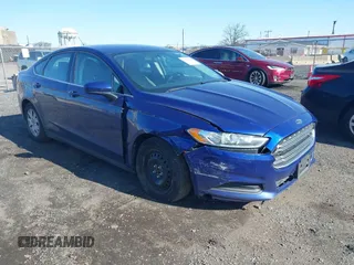 2013 Ford Fusion S with VIN 3FA6P0G79DR294759, listed as a IAAI auction lot 41989625 with 182,455 mi miles. Bid and sale history available at carsss.com. Image 1.