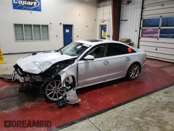 2017 Audi A6 Premium Plus with VIN WAUG8AFC1HN012605, listed as a Copart auction lot 83251664 with 0 mi miles and Salvage Title. Bid and sale history available at carsss.com. Image 1.