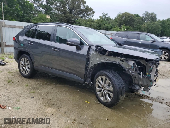 2023 Toyota RAV4 XLE Premium with VIN 2T3A1RFV8PC389681, listed as a Copart auction lot 65177725 with 12,216 mi miles and Salvage title. Bid and sale history available at DreamBid. Image 4.