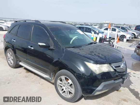 2007 Acura MDX with VIN 2HNYD28247H516905, listed as a IAAI auction lot 41655271 with 216,416 mi miles. Bid and sale history available at carsss.com. Image 1.