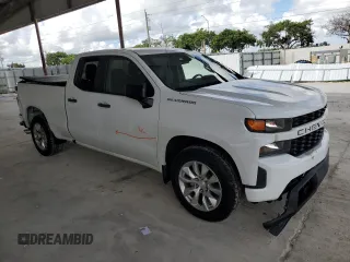 2021 Chevrolet Silverado 1500 Custom with VIN 1GCRWBEH6MZ115879, listed as a Copart auction lot 74552314 with Not Provided miles and Salvage Title. Bid and sale history available at DreamBid. Image 4.