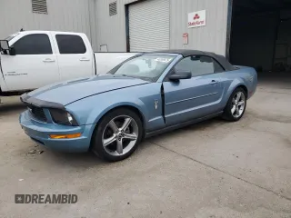 2007 Ford Mustang Deluxe with VIN 1ZVFT84N375280576, listed as a Copart auction lot 46369675 with 140,491 mi miles and Salvage Title. Bid and sale history available at carsss.com. Image 1.