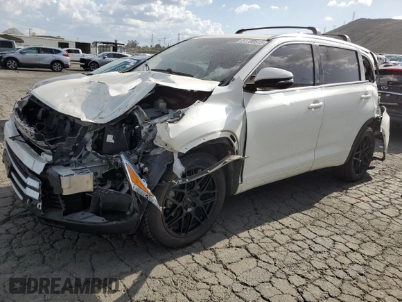 2018 Toyota Highlander SE z VIN 5TDKZRFH4JS543270, wystawiony jako Copart lot #51700515 z przebiegiem 91 459 mil mil oraz Szkoda całkowita • Salvage title. Historia ofert i sprzedaży dostępna na DreamBid. Obrazek 1.