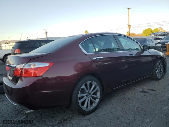 2014 Honda Accord Sedan Sport with VIN 1HGCR2F59EA208611, listed as a Copart auction lot 83462094 with 159,516 mi miles and Salvage Title. Bid and sale history available at carsss.com. Image 3.