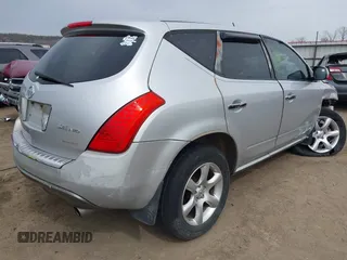 2007 Nissan Murano SL with VIN JN8AZ08W47W650593, listed as a IAAI auction lot 41778280 with 171,586 mi miles and . Bid and sale history available at DreamBid. Image 4.