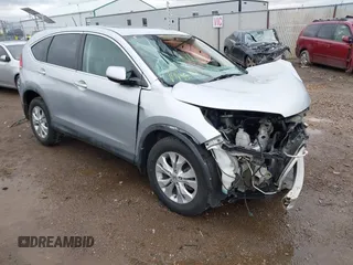 2014 Honda CR-V EX with VIN 5J6RM4H50EL065014, listed as a IAAI auction lot 41945795 with 163,677 mi miles. Bid and sale history available at carsss.com. Image 1.