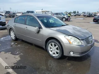 2004 Nissan Maxima SE with VIN 1N4BA41E14C819777, listed as a IAAI auction lot 41855503 with 80,772 mi miles. Bid and sale history available at carsss.com. Image 1.