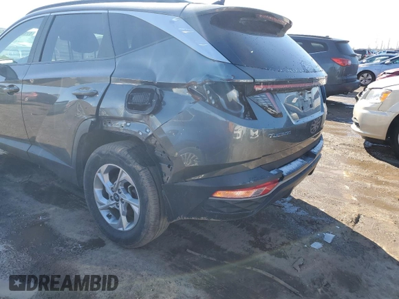 2022 Hyundai Tucson SEL with VIN 5NMJBCAE1NH067787, listed as a Copart auction lot 47866605 with 58,789 mi miles and Salvage Title. Bid and sale history available at carsss.com. Image 9.