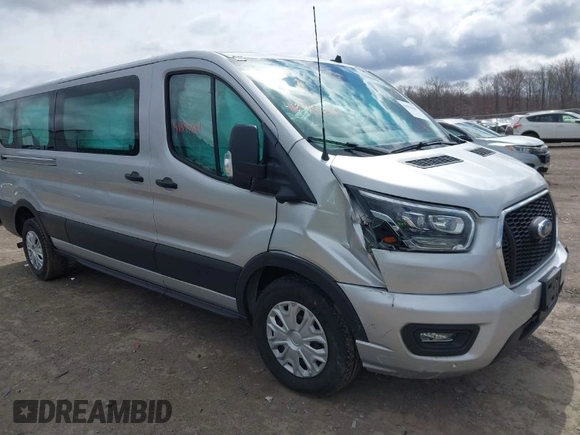 2023 Ford Transit Passenger XL with VIN 1FBAX2Y86PKB08759, listed as a IAAI auction lot 41879081 with 43,241 mi miles and . Bid and sale history available at DreamBid. Image 1.