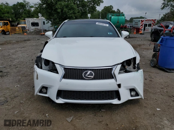 2015 Lexus GS 350 with VIN JTHBE1BL2FA001952, listed as a Copart auction lot 60040415 with 157,586 mi miles and Salvage title. Bid and sale history available at DreamBid. Image 5.