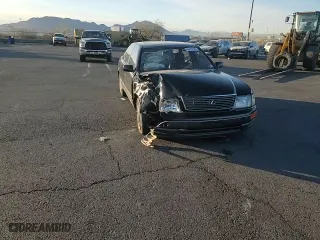 1997 Lexus LS 400 Luxury Sdn with VIN JT8BH28F5V0091634, listed as a Copart auction lot 44415125 with 153,238 mi miles and Salvage Title. Bid and sale history available at carsss.com. Image 10.