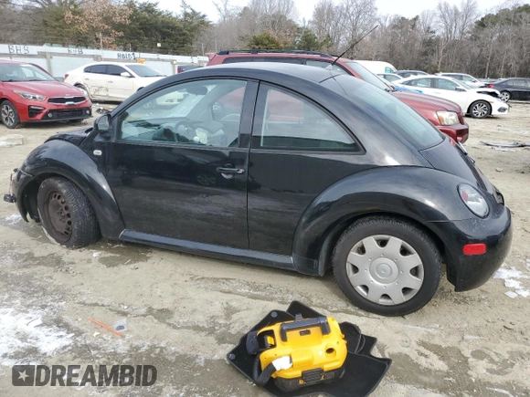 1999 Volkswagen Beetle GLS with VIN 3VWCC21C6XM401937, listed as a Copart auction lot 41978455 with 223,461 mi miles and Salvage title. Bid and sale history available at DreamBid. Image 2.
