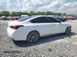 2015 Hyundai Genesis 3.8L with VIN KMHGN4JE0FU020957, listed as a Copart auction lot 54732945 with 121,884 mi miles and Salvage Title. Bid and sale history available at carsss.com. Image 3.