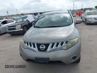 2009 Nissan Murano S with VIN JN8AZ18U59W000839, listed as a IAAI auction lot 42142054 with 181,766 mi miles. Bid and sale history available at carsss.com. Image 6.
