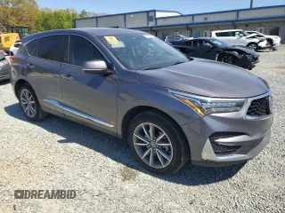 2019 Acura RDX w/Technology Pkg with VIN 5J8TC1H54KL013072, listed as a Copart auction lot 50899675 with Not Provided miles and Salvage Title. Bid and sale history available at carsss.com. Image 4.